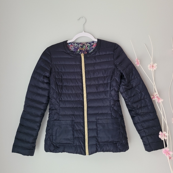 LILLY PULITZER Lilah Reversible Down Jacket NWOT. Size S - Picture 11 of 16